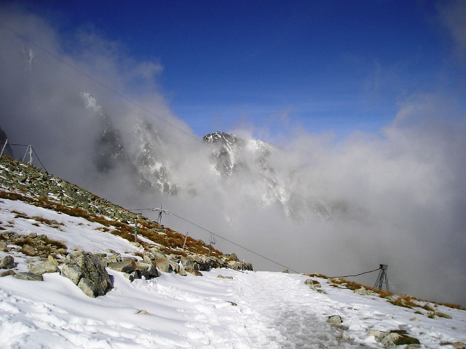 Foto: Pohled z Lomnick�ho seda