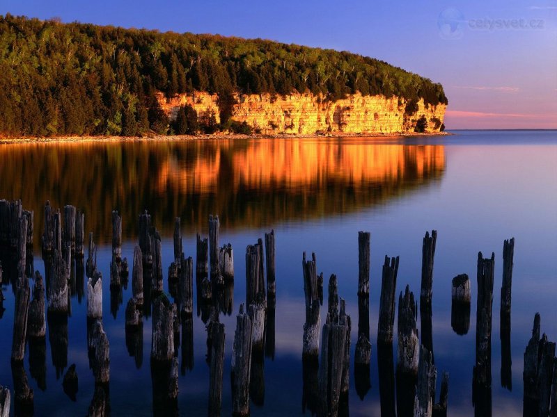 Foto: Big Bay De Coc, Fayette State Historic Park, Delta County, Michigan